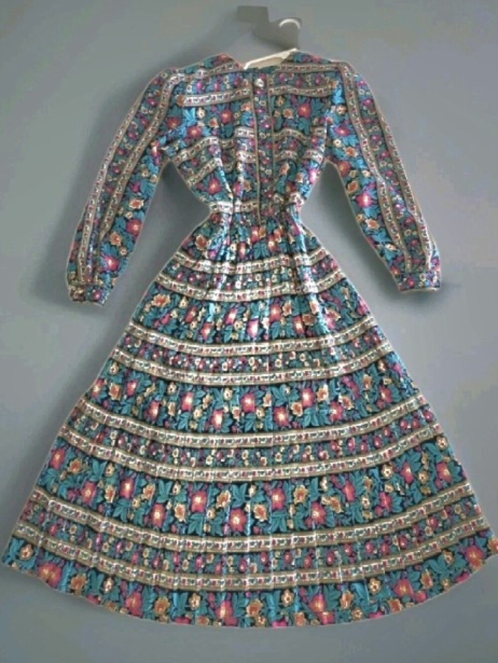 Vintage Lady Caroe Floral Dress (Size 14)